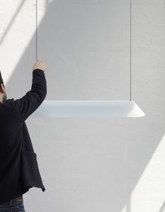 The manufacturer Luceplan presents its new lamp Bislet